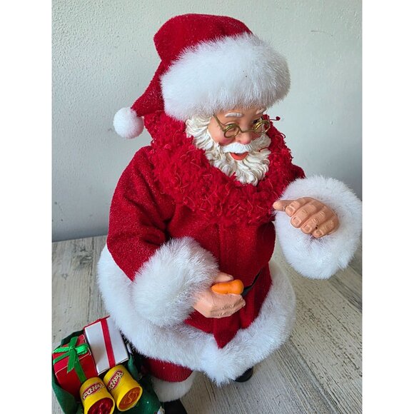 clothtique possible dreams Santa Play-Doh figurine statue Xmas decor - Picture 3 of 10